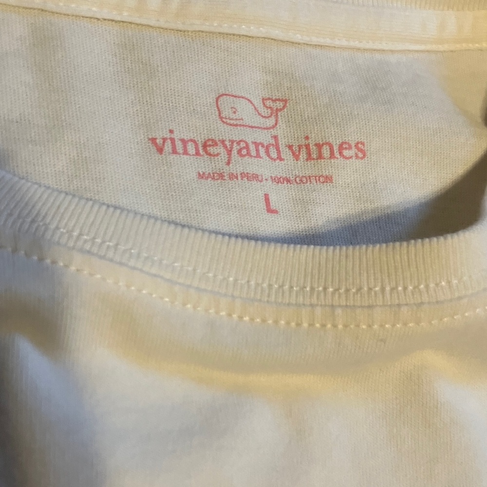Vineyard Vines Holiday Dogs Long Sleeve White Shirt L - Picture 4 of 5